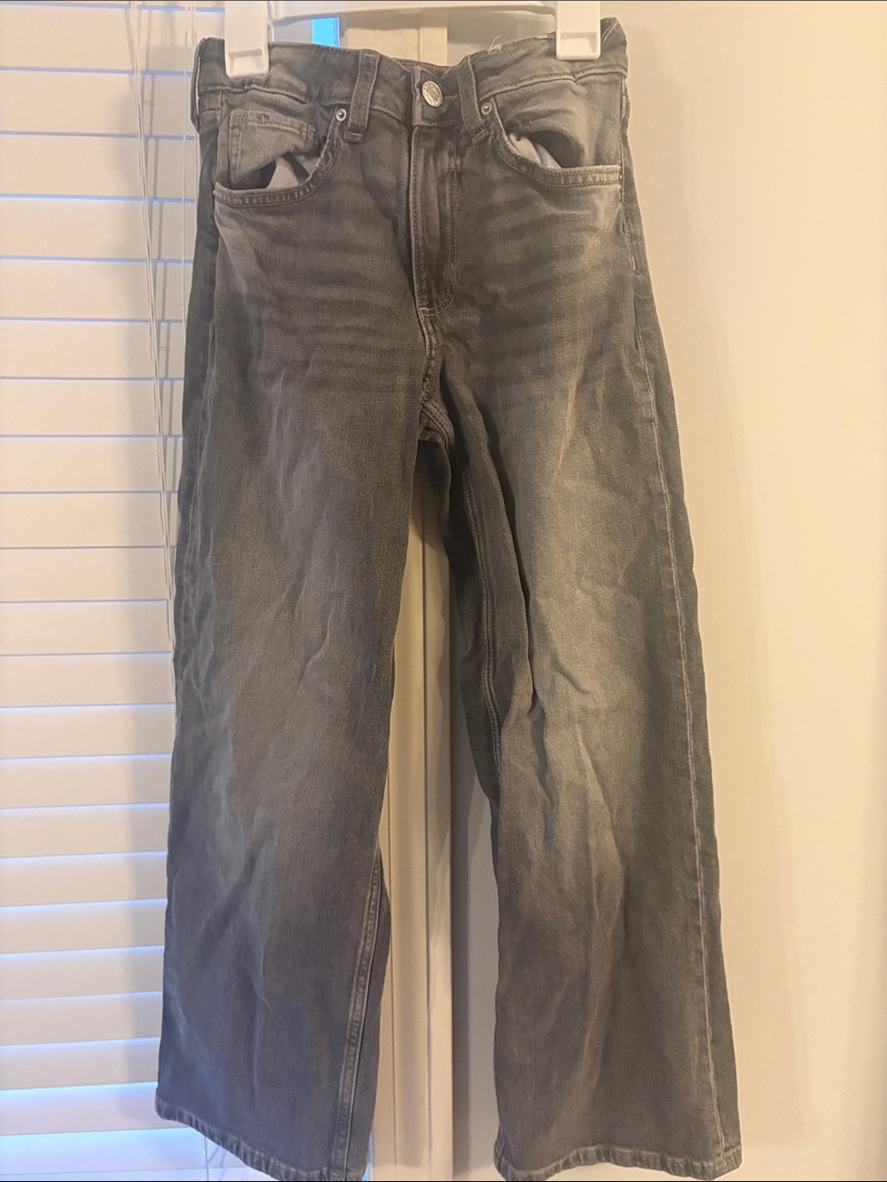 H&M Kids Gray Washed Straight Jeans